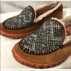 SOREL winter hard sole slipper moccasins